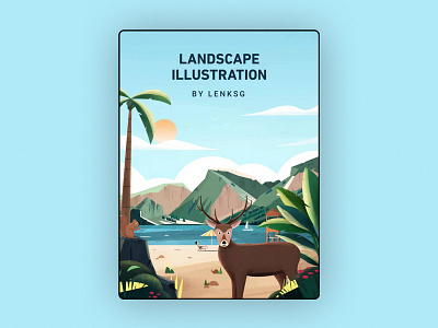 landscape branding design graphic design illustration ui