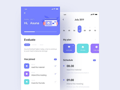 Billing notes -app design ui ux 应用 设计