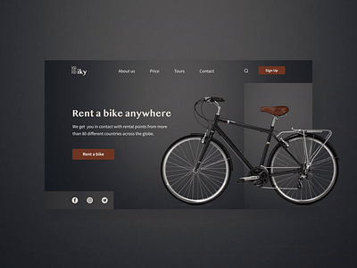 Bike Rental concept