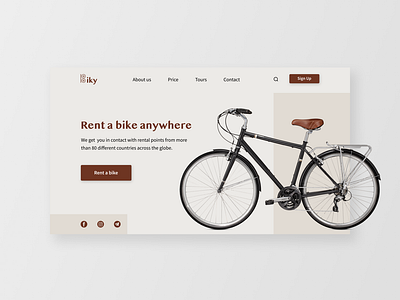 Bike Rental concept