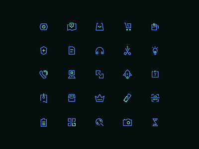 icon_双色线性