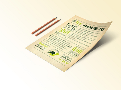 Manifesto for travel company branding design illustration typography