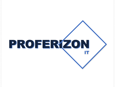 Logo Design for Proferizon app brand branding design experimental figma identity illustration logo typogaphy ux