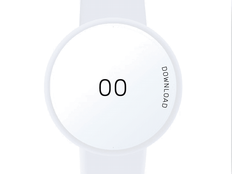 Smartwatch Download Animation