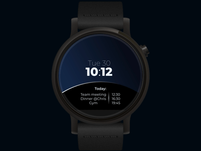 Smartwatch UI Prototype