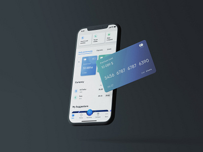 Banking mobile app app design figma mobile ui