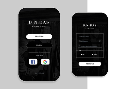 App Screen branding design vector web design
