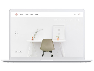Furniture e-commerce branding chair design e commerce e commerce app e commerce website furniture graphic design illustrator logo minimal minimalism ui ux web website
