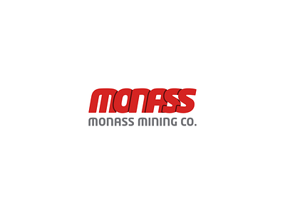 Monass Mining • Logo branding calligraphy logo typography