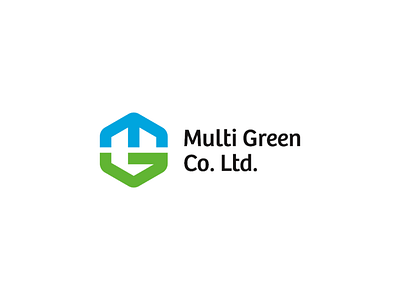 Multi Green Logo branding logo