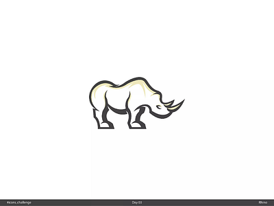 🦏 Rhino | Day 03 | #icons_challenge