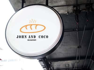 John And Coco Bakery bakery bakery logo brand branding design icon logo logo 2d logo a day logo design logotype typography vector
