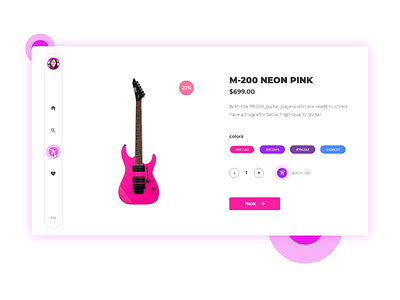 Music Store Design audio checkout clean design e shop ecommerce landing page minimalism music music player uidesign web design