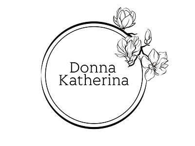 Logo for organic cosmetics company Donna Katherina branding design graphic design illustration logo logo 2d logo creation logo design logo inspiration logodesigner logomaker logotype