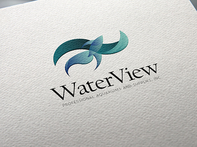 Aquariums company logo concept