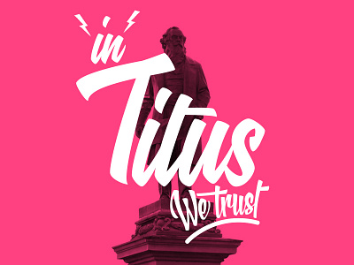 In Titus We Trust logo type