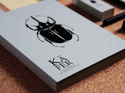 Kaefer Store Branding animal beetle brand branding design graphic design illustration kaefer käfer markos esther