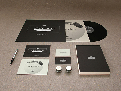 Ixtaccihuatl & Felix Pino-Kovalenko Branding brand branding design graphic design music record sound stationery