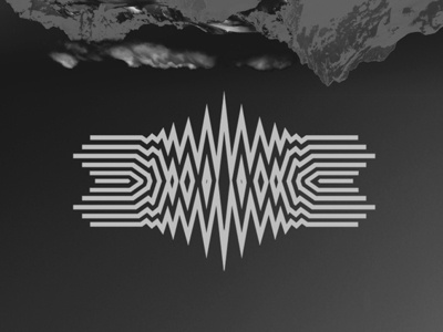 Ixtaccihuatl & Felix Pino-Kovalenko Branding album cover brand branding ethnic graphic graphic design grey mountains music sound