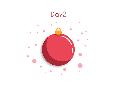 Day 2 Christmas Calendar calendar christmas christmas ball red