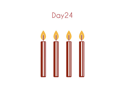 Day 24 Christmas Calendar christmas illustration