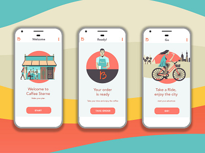 La bicicleta App appdesign application design graphicdesign illustration interface ui ux webdesign website