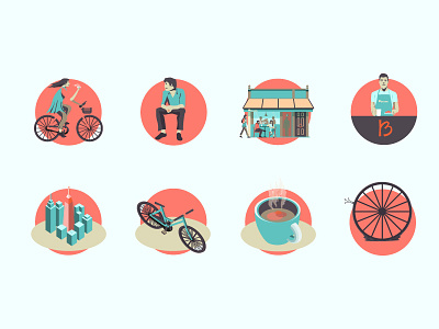 UI elements for la bicicleta App
