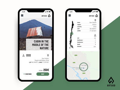 Remote cabins rent App