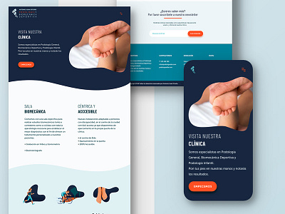 Podiatry clinic app clinic graphic illustration ipad mobile podiatry site ui ux web web design