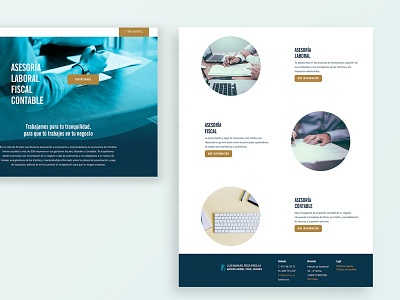 Luis Reca | Web Design accounting design icon site typography web web design wireframe