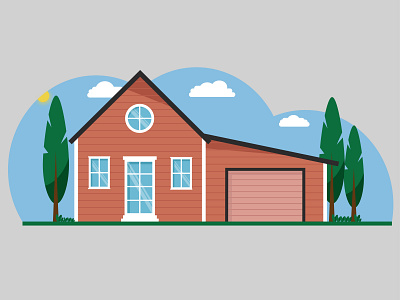 Cosy house Vector illustration