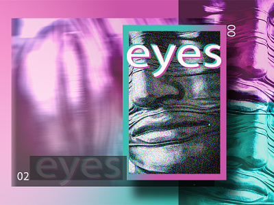 Eyes colour design freelance gradient illustration poster poster art sculpture typography