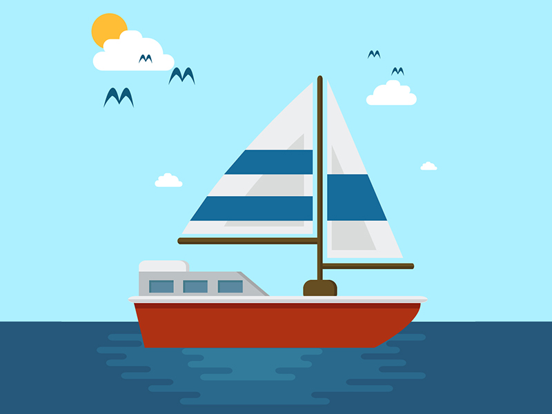 Fishing Boat by Dusan Nesic on Dribbble