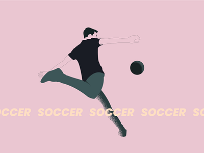 Soccer Player design graphic design illustration soccer vector