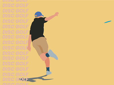 Day 5 design discgolf graphic design illustration vector