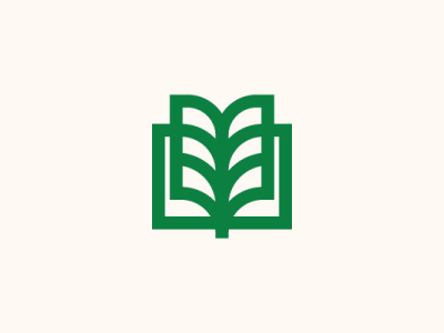 Book Logo app badge brand branding business custom logo design icon identity logo vector