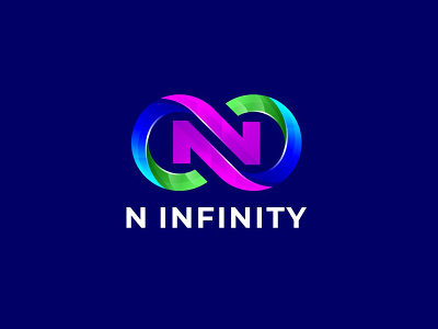 Letter N with Infinity Symbol 3d animation branding business design graphic design icon identity illustration letter n logo motion graphics n ui ux vector