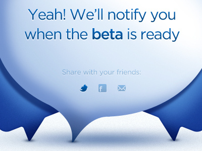 Designing a beta signup page blue icon design icons messaging nice phone sketch sketchbook social woehoe