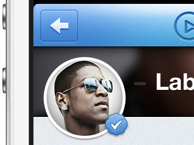 Artist Profile iOS awesome blue bright ios iphone labrinth mobile music music player player white