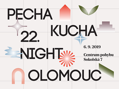 Pecha Kucha Night Olomouc design graphic design illustartor illustration layout typo typography