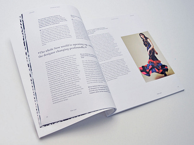 Flow Over / concept of sustainable fashion magazine