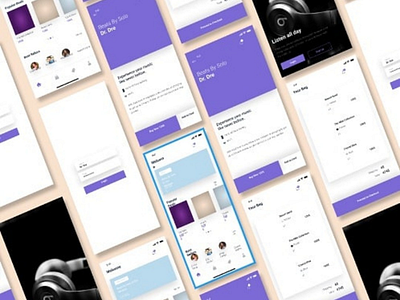 Isometric app screen design pattern