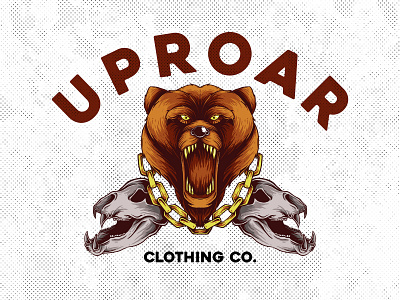 Grizzly apparell branding clothing design handdraw illustration logo tshirt tshirt design