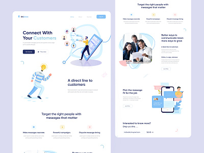 Inbound Marketing - Connect with Customer customer digital agency inbound inbound marketing landing page marketing marketing agency marketing website social ui ux