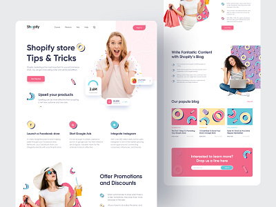 Shopify marketing tips and tricks 2020 design trend colorful creative ecommerce marketing marketing agency shopify shopify marketing shopify store shopify store design shopify store marketing shopify website design ui ux visual design web design