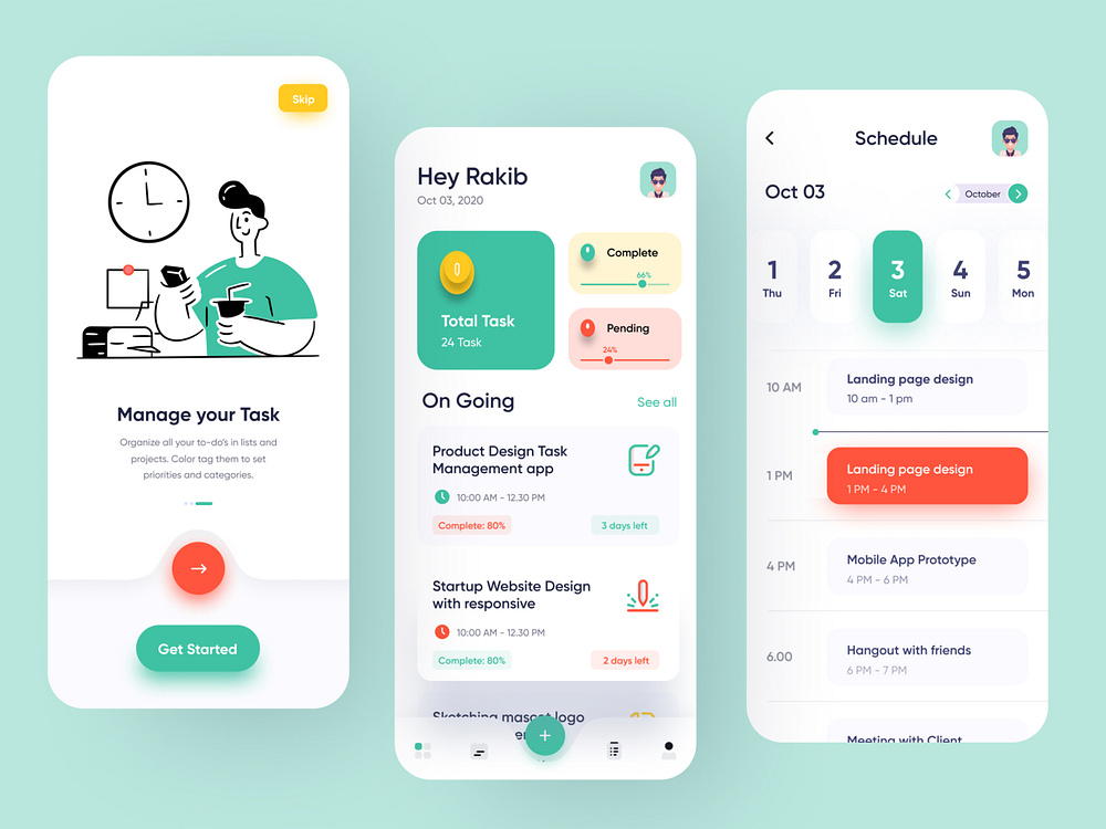 To Do List | Task Planner App by Rakib Kowshar for UnoPie Design on ...