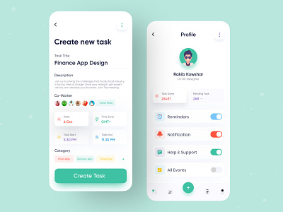 To Do List | Task Planner App 2020 trend app design app ui ios app design management management app minimal mobile design product design profile reminder reminder app task app task list task management app task manager to do list todo app todo list ui ux