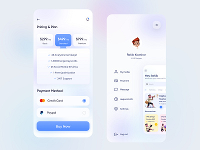 Digital Agency App Design