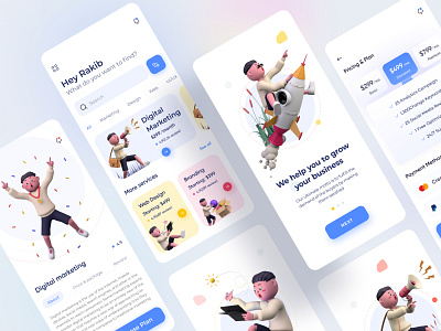 Digital Agency App Design(full)