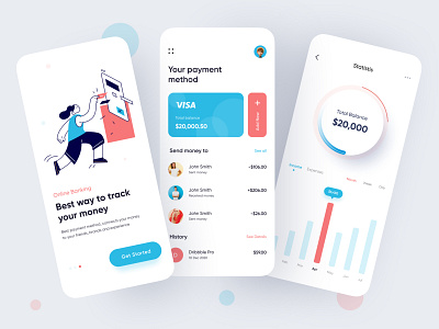 Banking App Design UI/UX